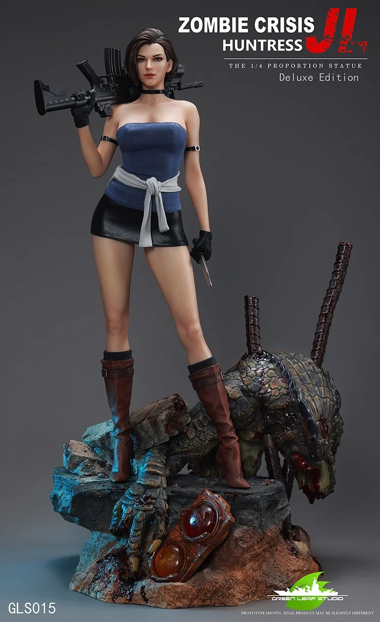 【IN STOCK】Green Leaf Studios Duluxe Ver. JL 1/4 Scale Zombie Crisis Huntress Resin Statue GK/Statue