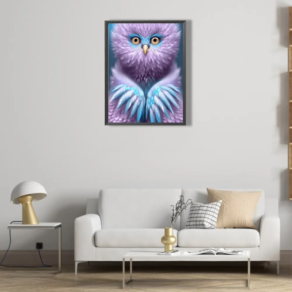 Full Round Diamond Painting 40*50cm - Fluffy Bird