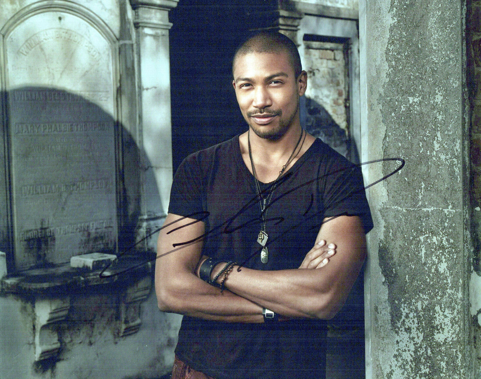 Charles Michael Davis The Original autographed Photo Poster painting signed 8x10 #7 Marcel