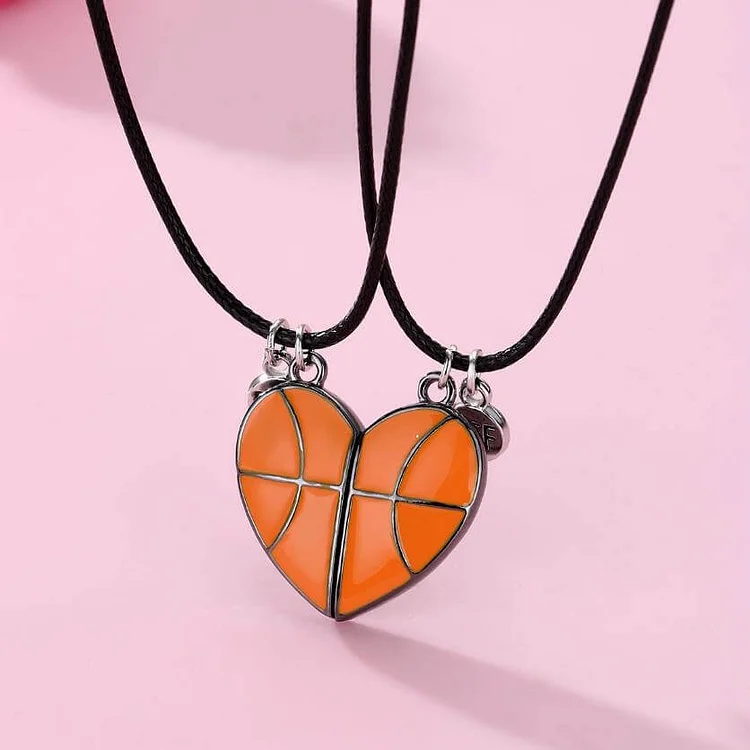 Two-piece Basketball BFF Necklaces