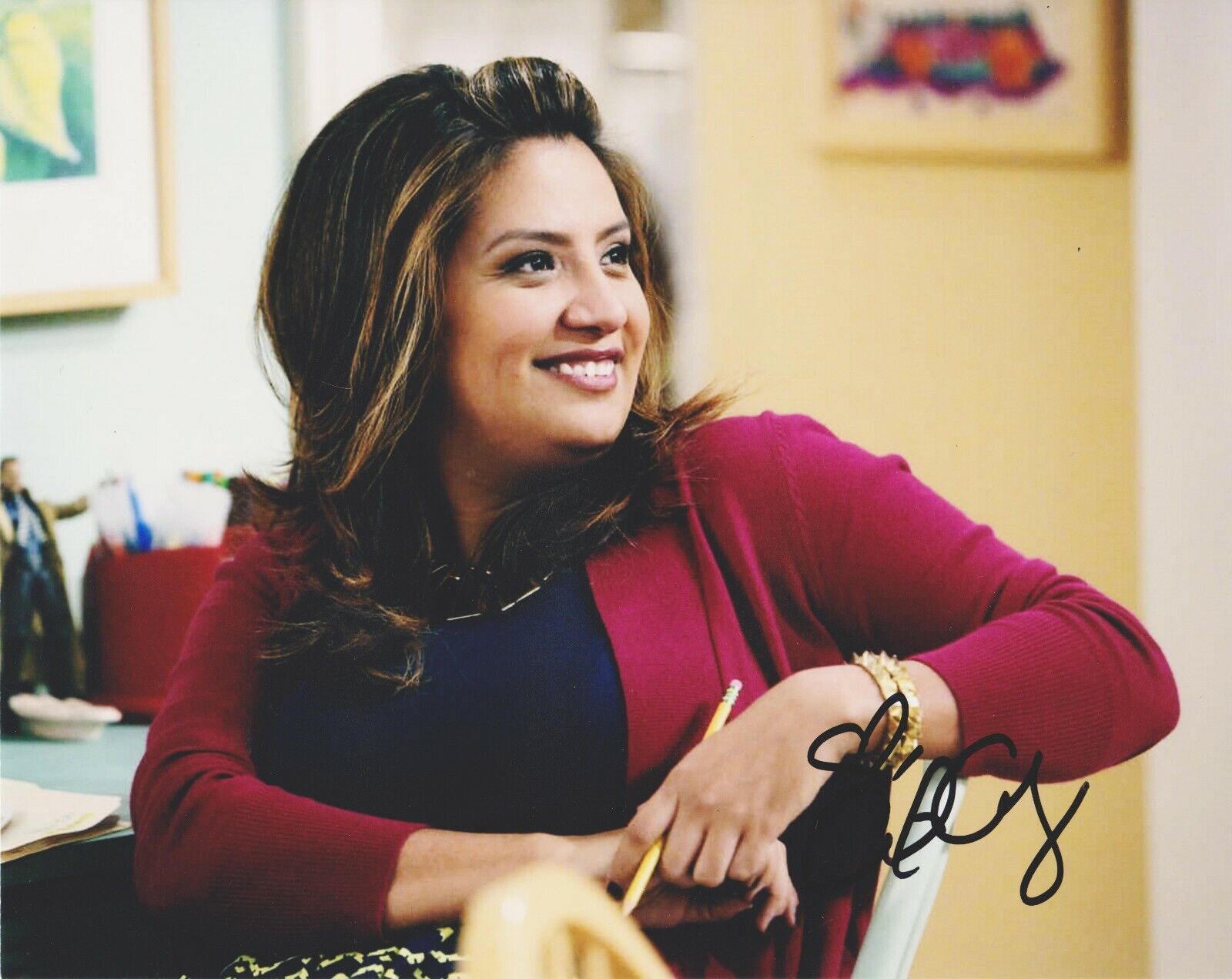 Cristela Alonzo Hand Signed Autograph 8x10 Photo Poster painting In Person Proof Comedian Cars