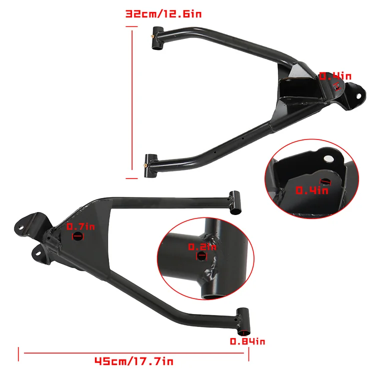 SEBLAFF Black Front Left Control Arm 0454270-067 Replacement for RZR 170 2009-2021