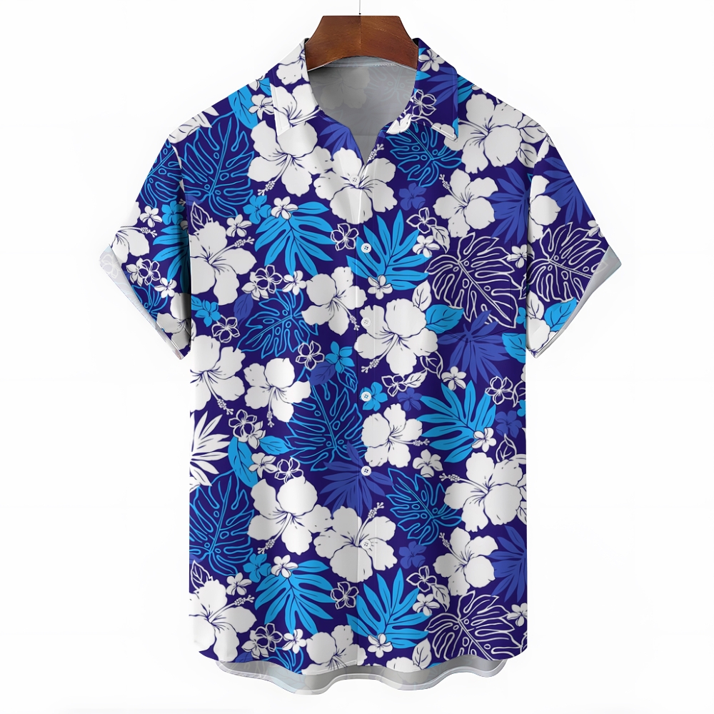 Tropical Flower Hawaiian Shirt