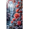 Waterfall Flowers-11CT Stamped Cross Stitch 40*70cm/15.75*27.56in (Big Size) tapestrymarket