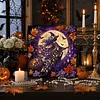 Witch Framed Special Shape Diamond Painting Kit 25x25cm for Adults