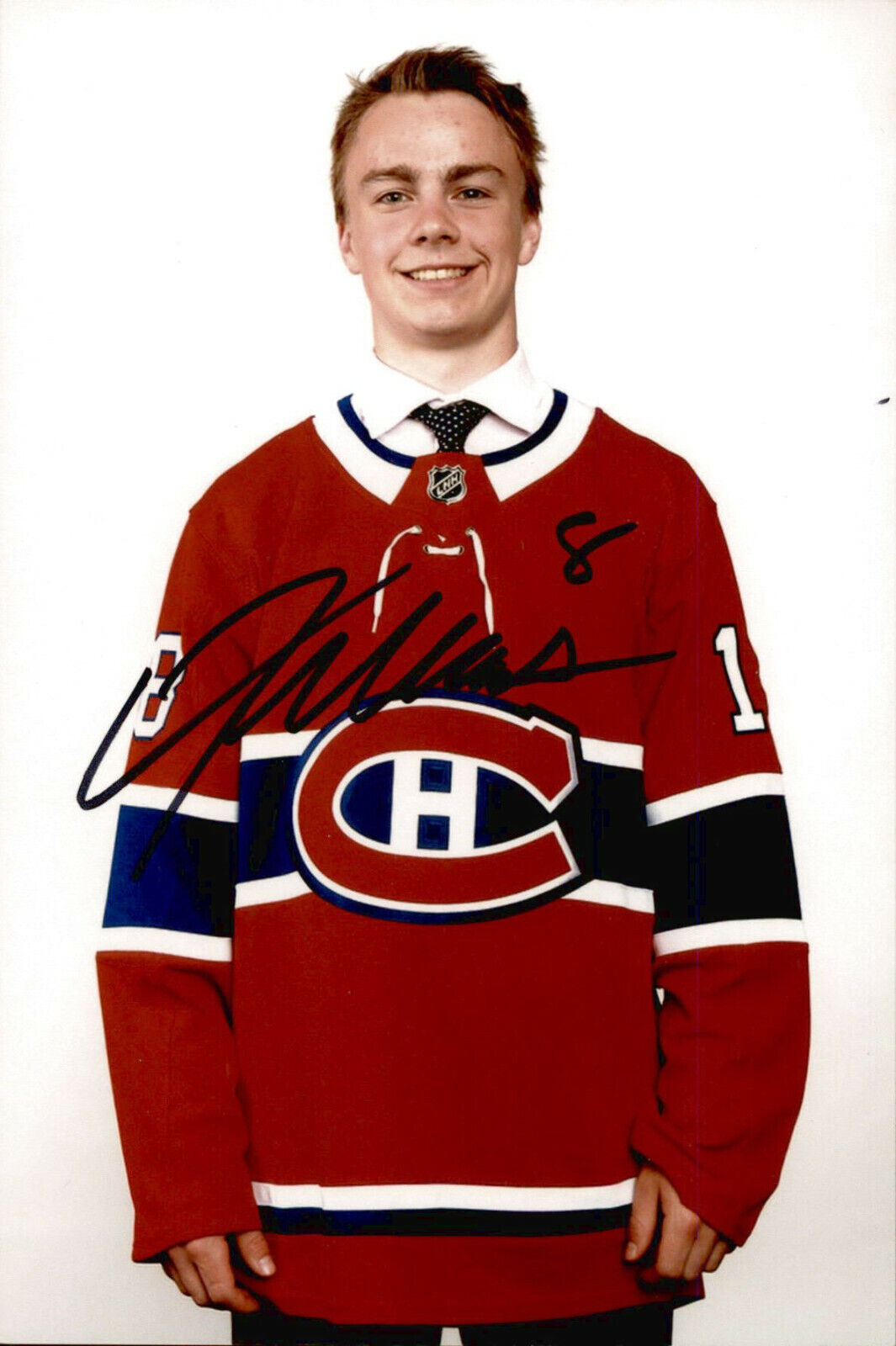 Cameron Hillis SIGNED 4x6 Photo Poster painting MONTREAL CANADIENS