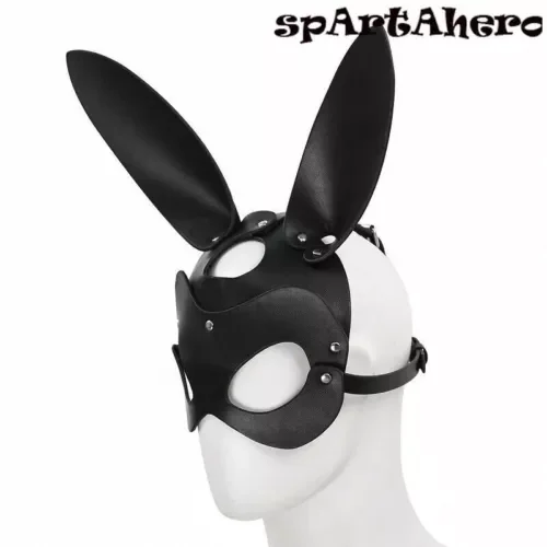 pornhint Pornhint New Leather Mask Halloween Masquerade Ball Fancy Masks Bunny Girl Cosplay Mask Libido