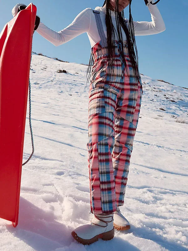 Color combination thickening warm outdoor ladies jumpsuit
