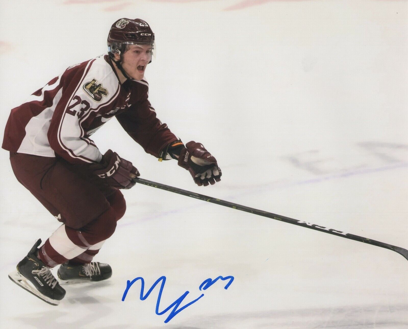 MASON MCTAVISH SIGNED AUTOGRAPH PETERBOROUGH PETES 8X10 Photo Poster painting DUCKS PROOF