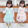 Kid Baby Girl Autumn Casual Cute Gauze Dresses