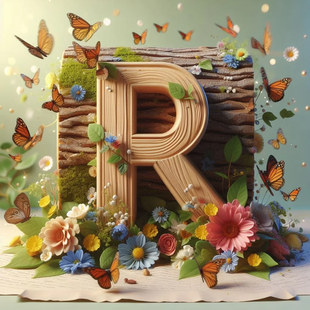 Diamond Painting - Full Round Drill -  wooden Alphabet(Canvas|40*40cm)