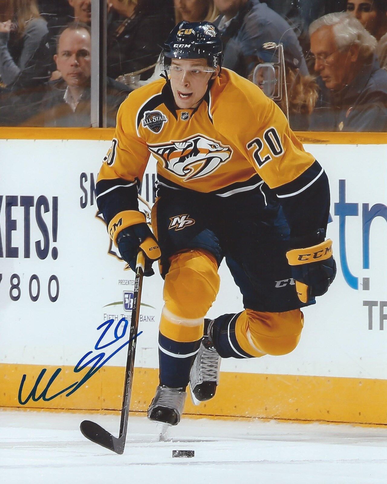 Miikka Salomaki Signed 8x10 Photo Poster painting Nashville Predators Autographed COA B