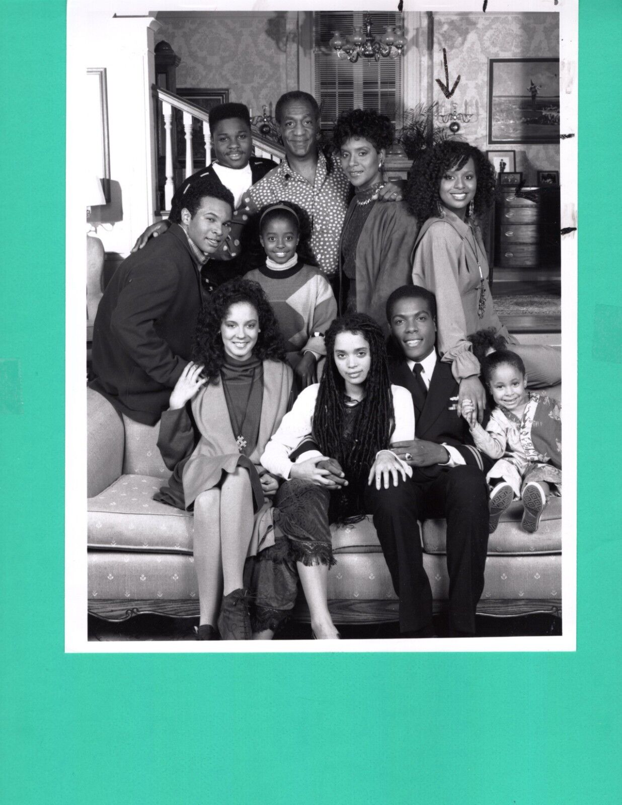 BILL COSBY PHYLICIA RASHAD LISA BONET Cosby Show 1989 News Press Photo Poster painting 7x9 NBC