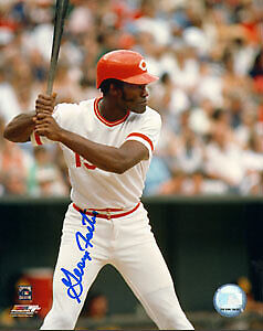 George Foster Signed Cincinnati Reds 8x10 inch Photo Poster painting - 2x World Series Champion