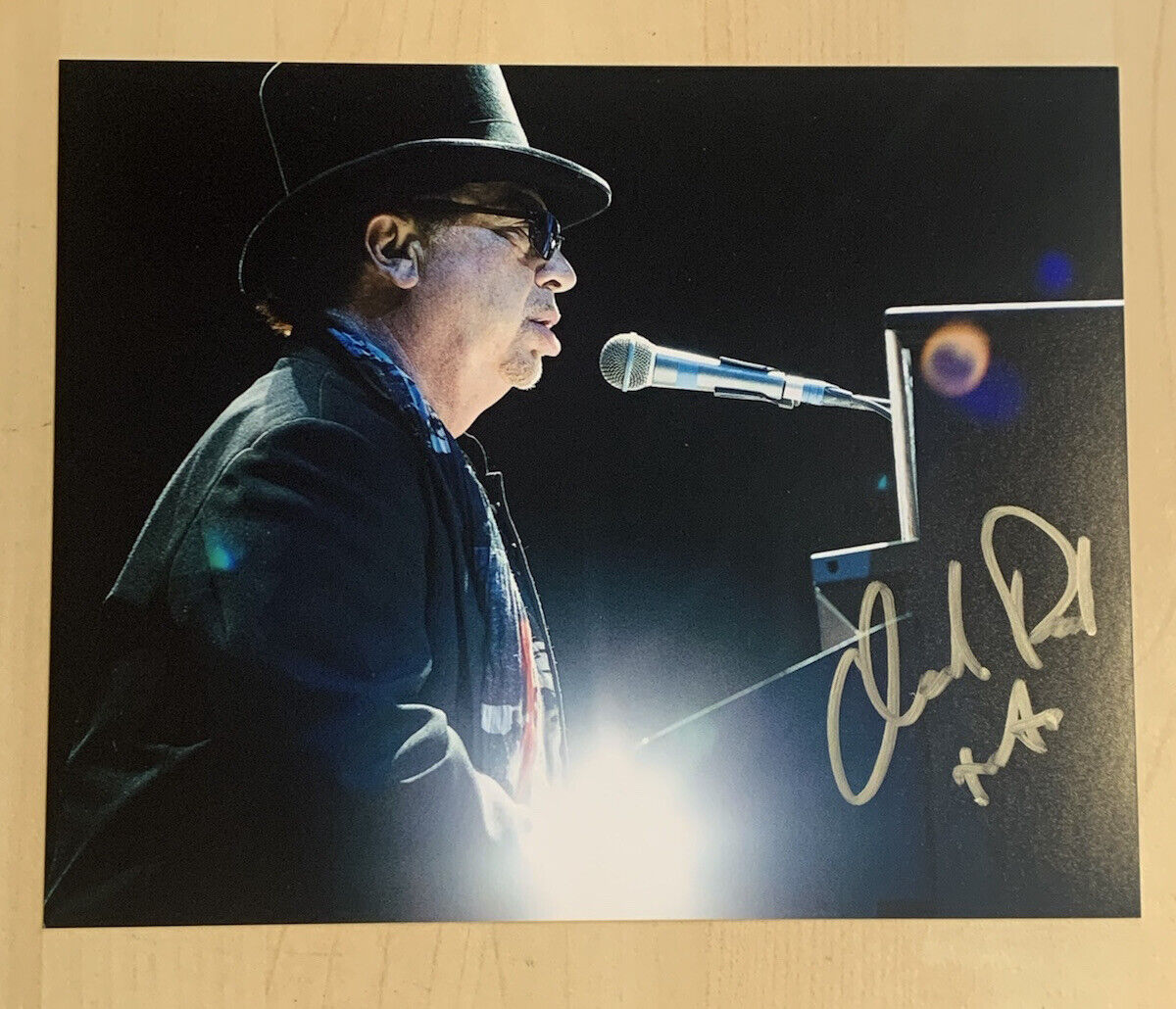 DAVID PAICH HAND SIGNED 8x10 Photo Poster painting AUTOGRAPHED TOTO BAND ORGINAL MEMBER COA