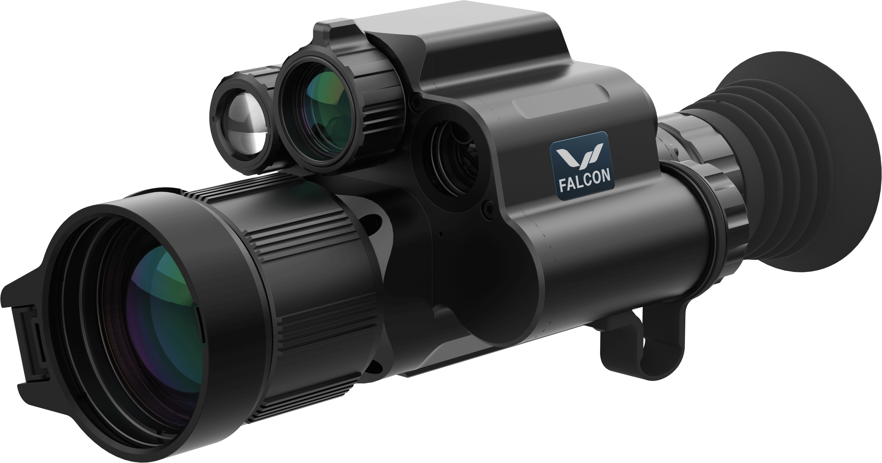 Falcon Titan T1 640×512 50mm Multispectral Rifle Scope with Laser Range Finder and Ballistics