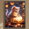 Diamond Painting-DIY Full Round Drill Cute Cat
