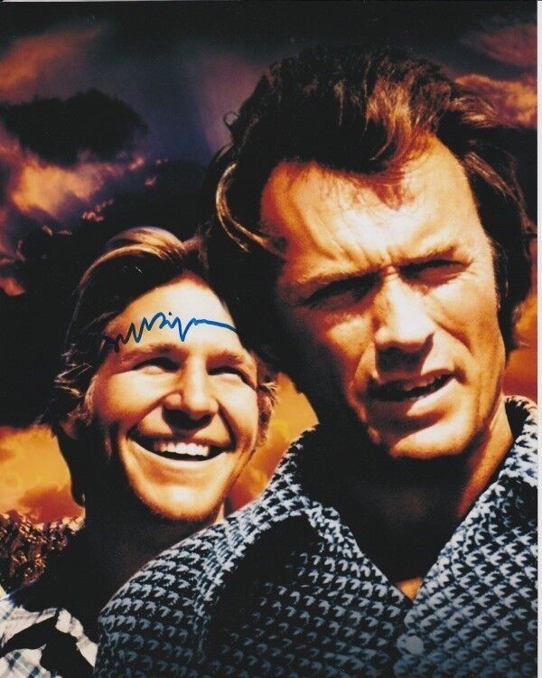 JEFF BRIDGES signed autographed w/ CLINT EASTWOOD THUNDERBOLT & LIGHTFOOT Photo Poster painting