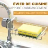 Support multifonctionnel d'arrangement d'évier de cuisine