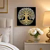 (30x30cm)Tree of Life DIY Pearl Painting Art With Inner Frame Handmade Pearl Material Art Kit Living Room Decor