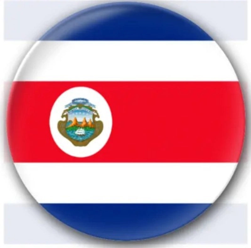 Fashion National Flag Metal Unisex Football World Cup 1 Piece