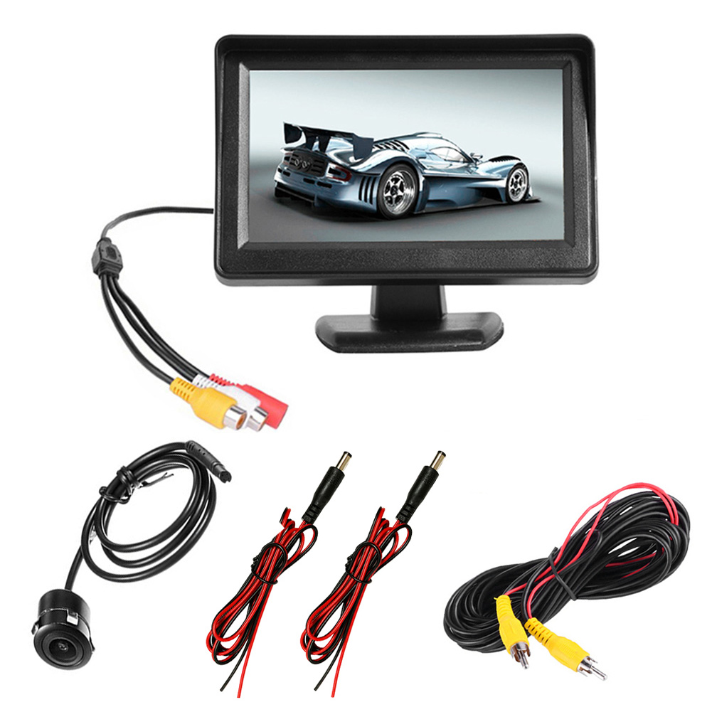 

RG-303 4.3 inch Car Monitor TFT LCD Reversing Display with Rear View Camera, 501 Original