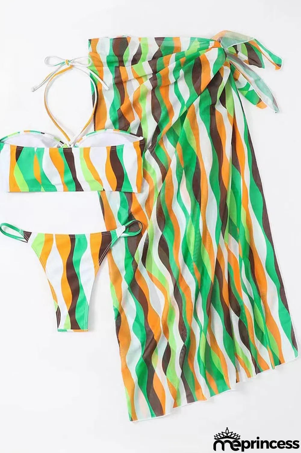 Colour Sexy Print Patchwork 3 Piece Sets