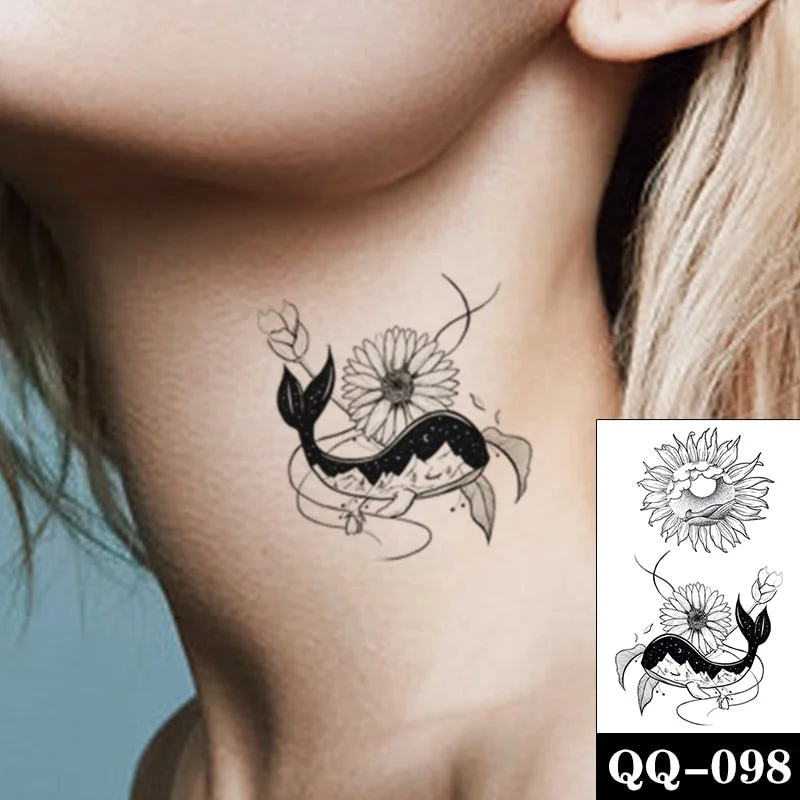 Water Transfer Tattoo Sexy Red Lips Print Tattoo Body Art Waterproof Temporary Fake Flash Tattoo for Man Woman Kid 10.5*6cm