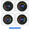 LED Digital Color Display Voltmeter Volt Panel Meter for 12V Car Motorcycle