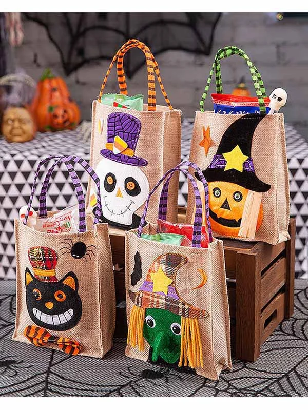 Halloween Candy Bags Trick Or Treat Bag-elleschic