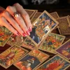 Gold Tarot Divination Cards