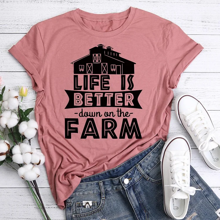 PSL - Life Is Better Down On The Farm  T-Shirt Tee-05457