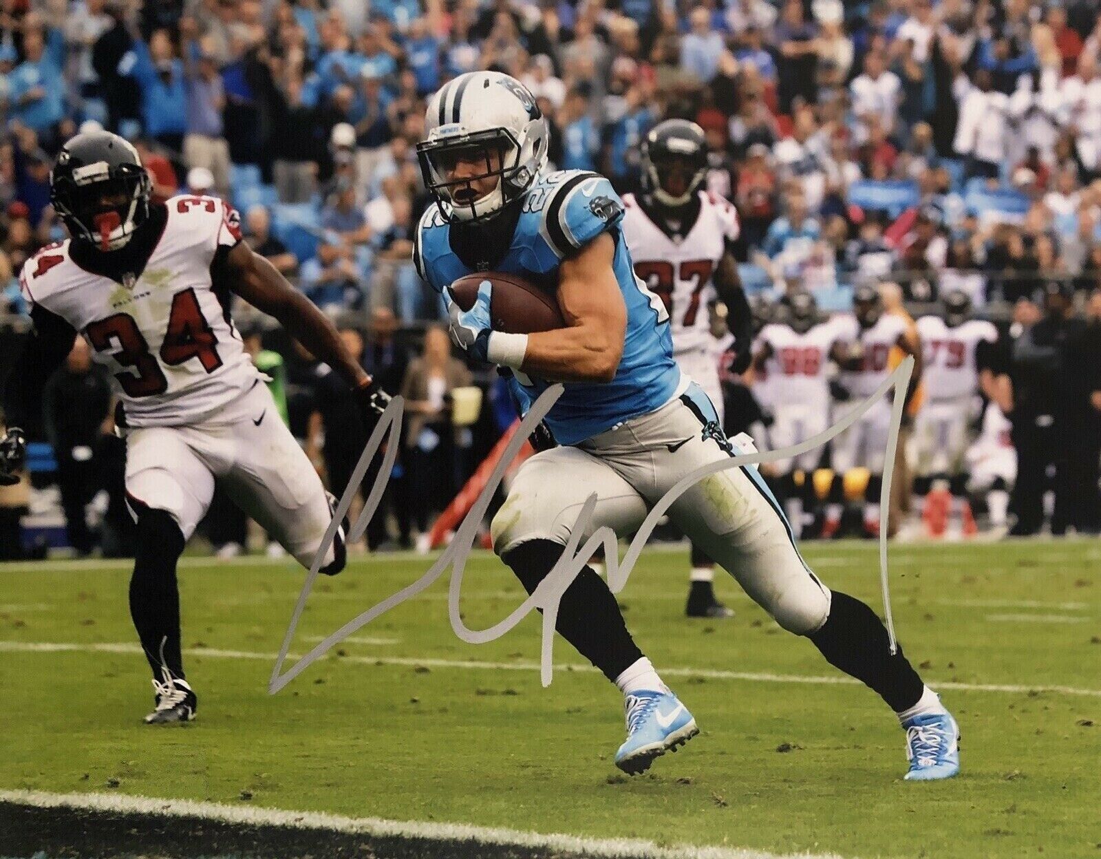 Christian McCaffrey 8x10 Autographed Signed Photo Poster painting Panthers REPRINT