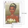 >SALE<5D DIY Full Drill Diamond Painting Tiana Cross Stitch Embroidery (QF152)