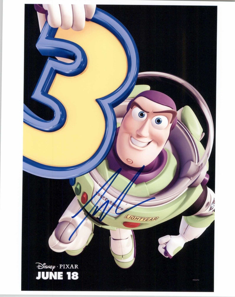 Tim Allen Signed Autographed Toy Story 3