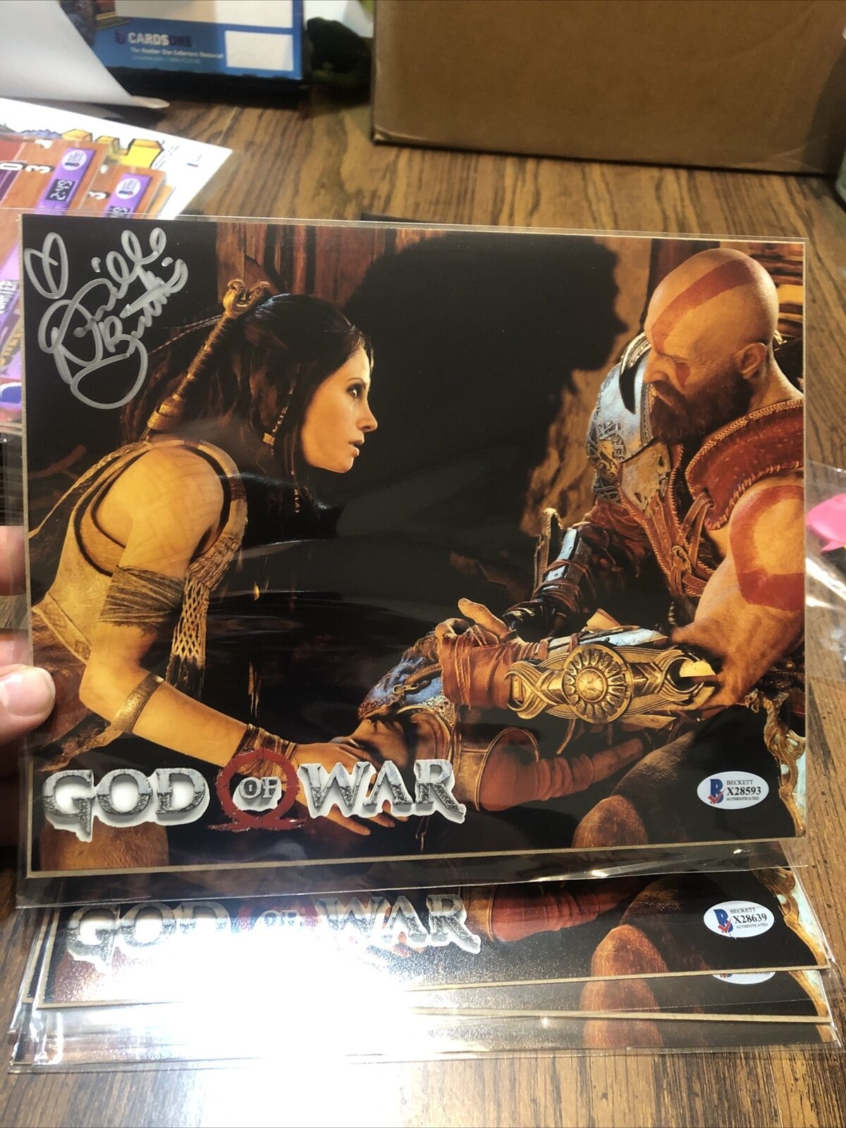 Bam Box Gamer 8x10 Photo Poster painting God Of War Signed By Danielle Bisutti 'Goddess Freya'