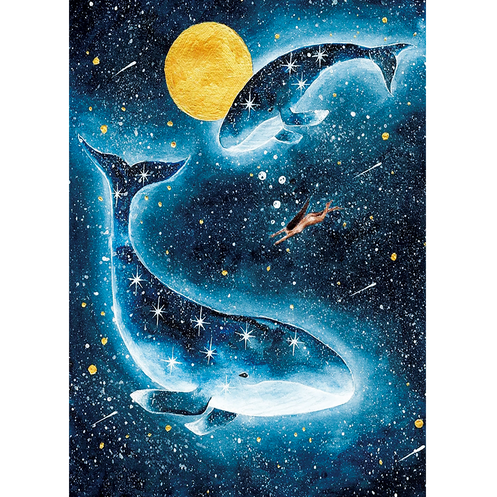 

Whale - Special Shaped Diamond Painting - 30*40CM, 501 Original