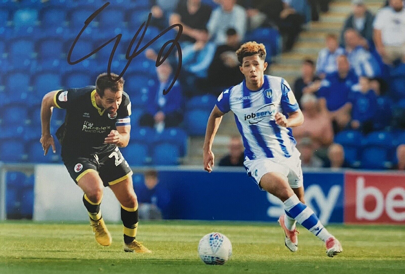 Courtney Senior Genuine Hand Signed Colchester United 6X4 Photo Poster painting 3