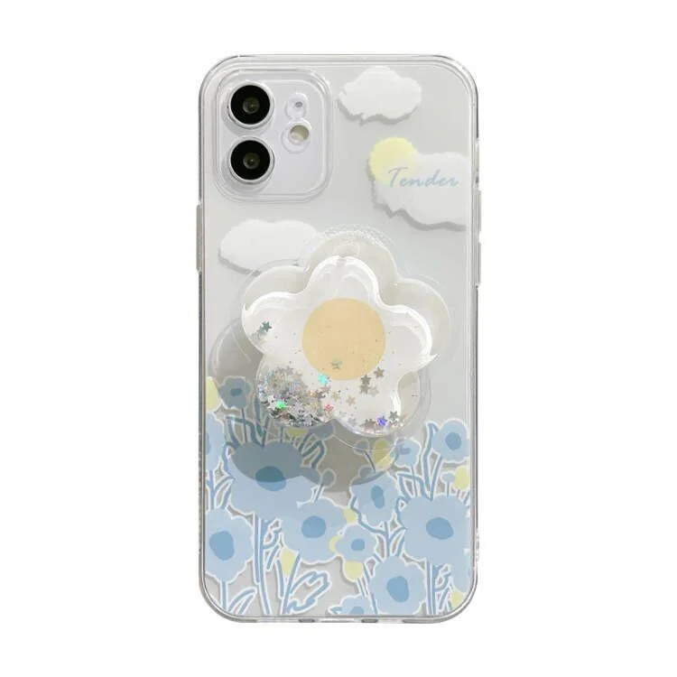 Blue Flowers Phone Cases