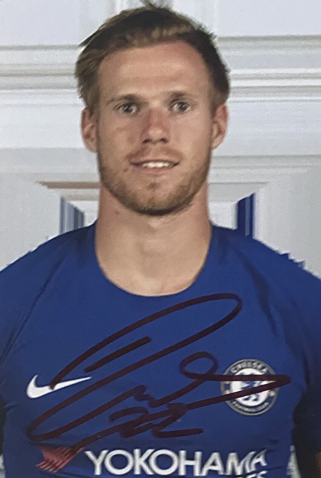 Thomas Kalas Genuine Hand Signed Chelsea 6X4 Photo Poster painting 2