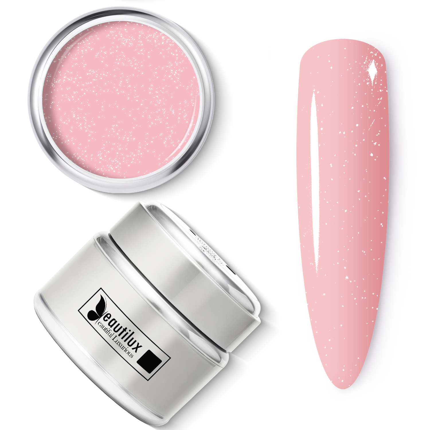 GLITTER HARD BUILDER NAIL GEL |BHBG55-13