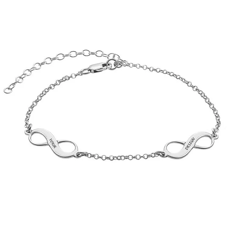 Personalized Design Double Shaped Bracelet