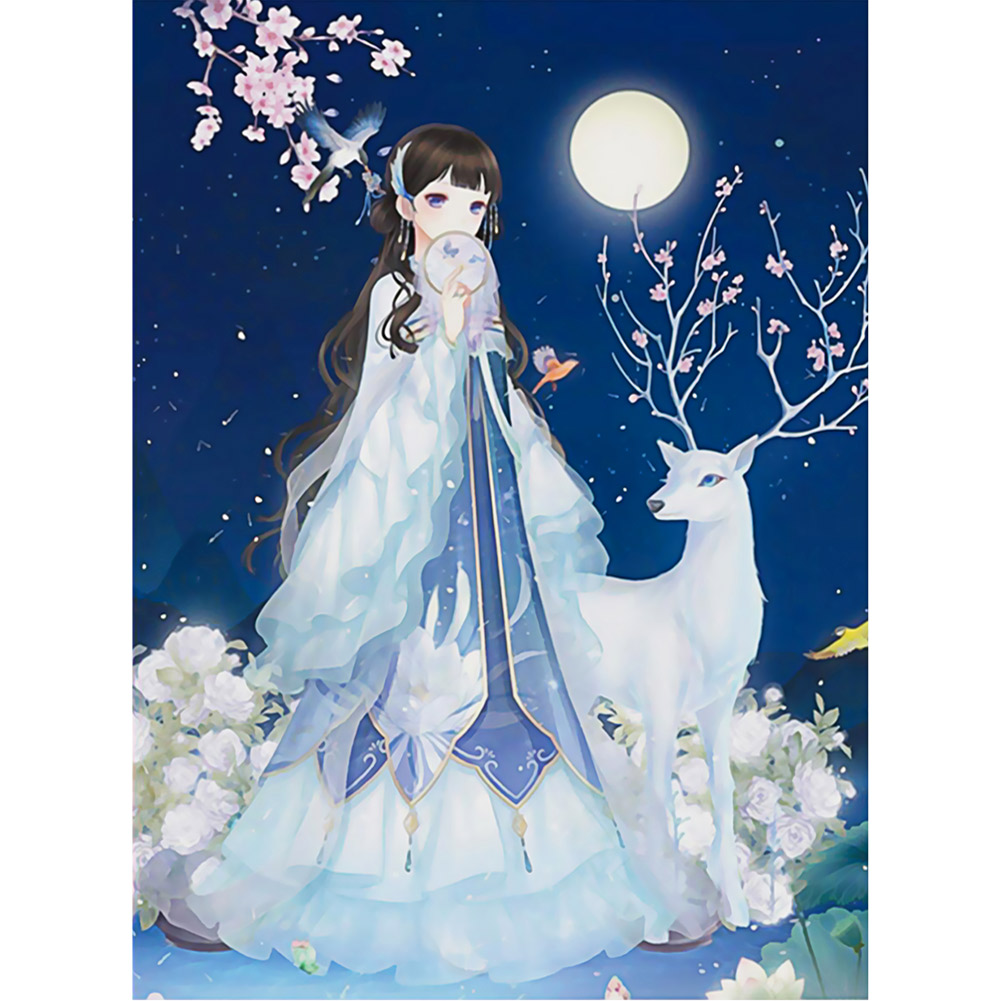 

Beauty - 11CT Stamped Cross Stitch - 60*80CM, 501 Original