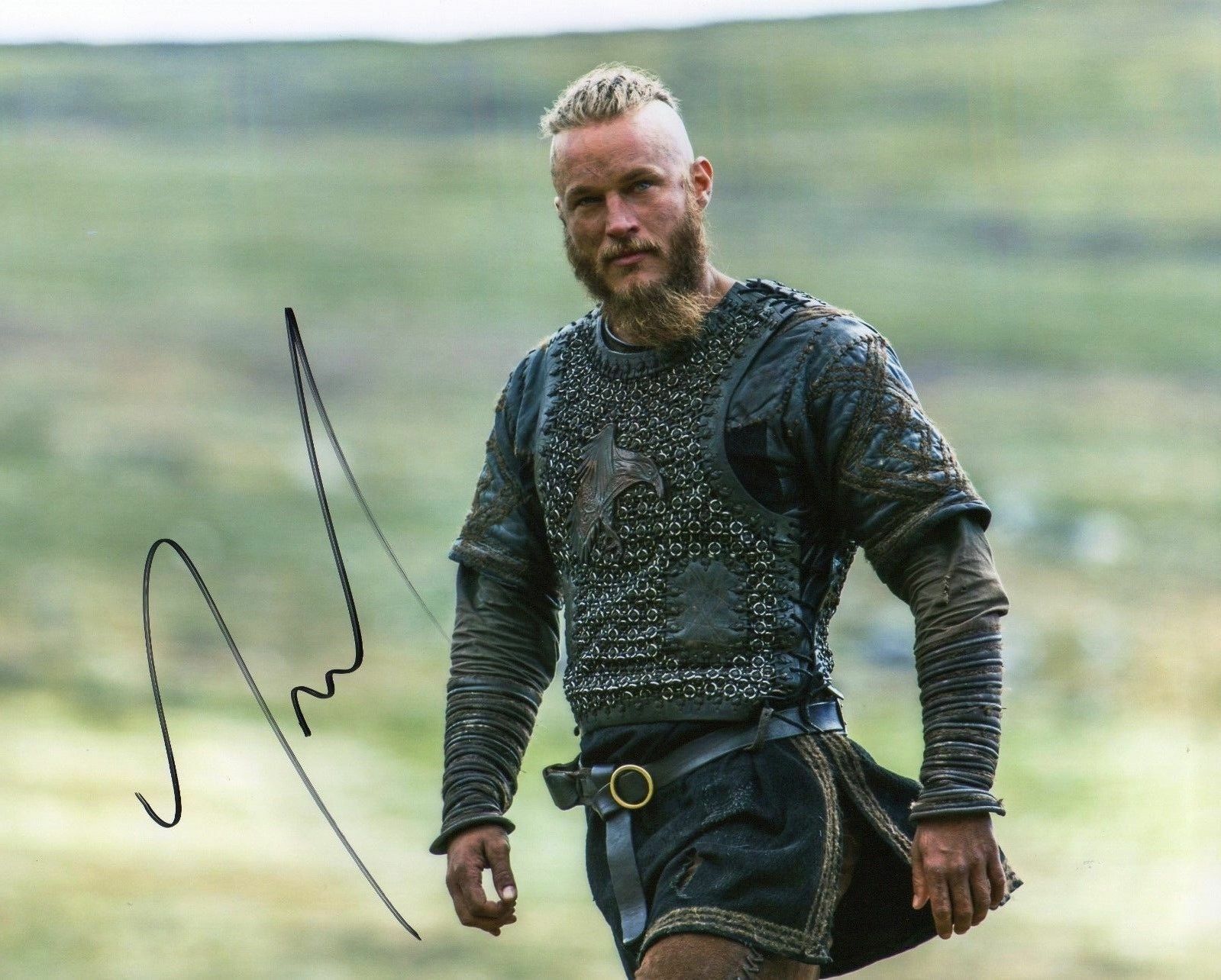 TRAVIS FIMMEL - VIKINGS AUTOGRAPHED SIGNED A4 PP POSTER Photo Poster painting PRINT 3