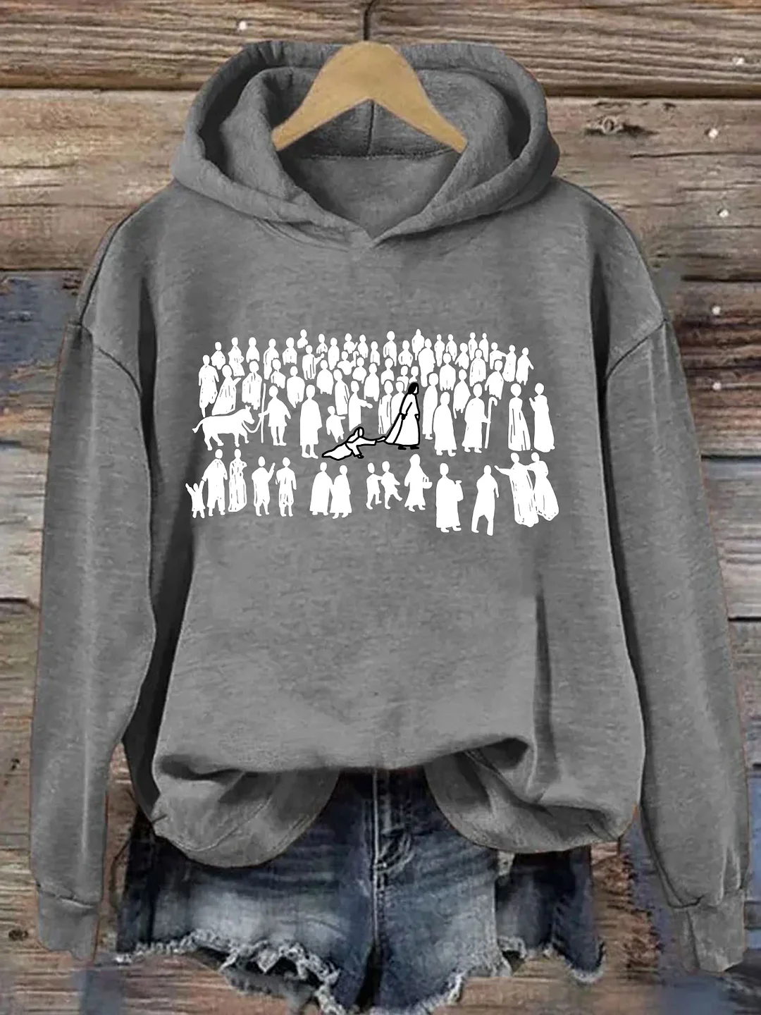 By His Wounds Christian Hoodie