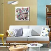 (Pre-Framed)Cat -Special Shape Diamond Painting Kit(29x29cm)
