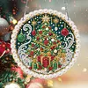 Pendentif de peinture en diamant maison pour sapins de No&euml;l pour adultes perceuse simple face