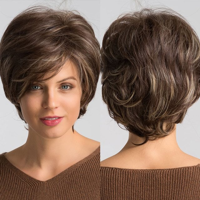 Zaesvini Hair®|Side Brown  Wigs for Black  Women Glueless Wigs Zaesvini