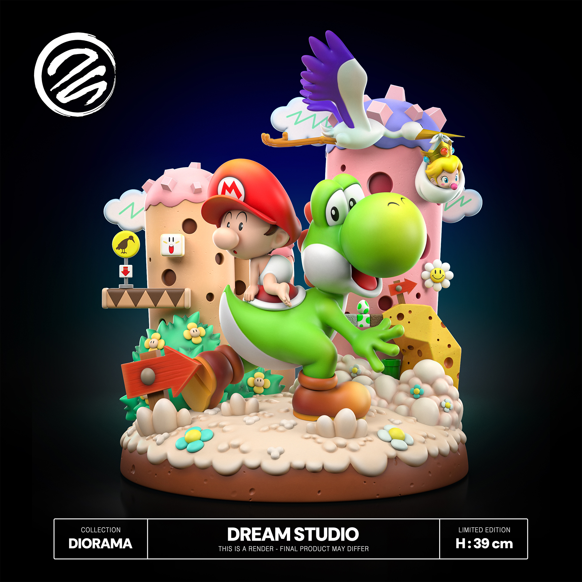 Dream Studio - Super Mario Bros. - Yoshi's Island Statue(GK)-