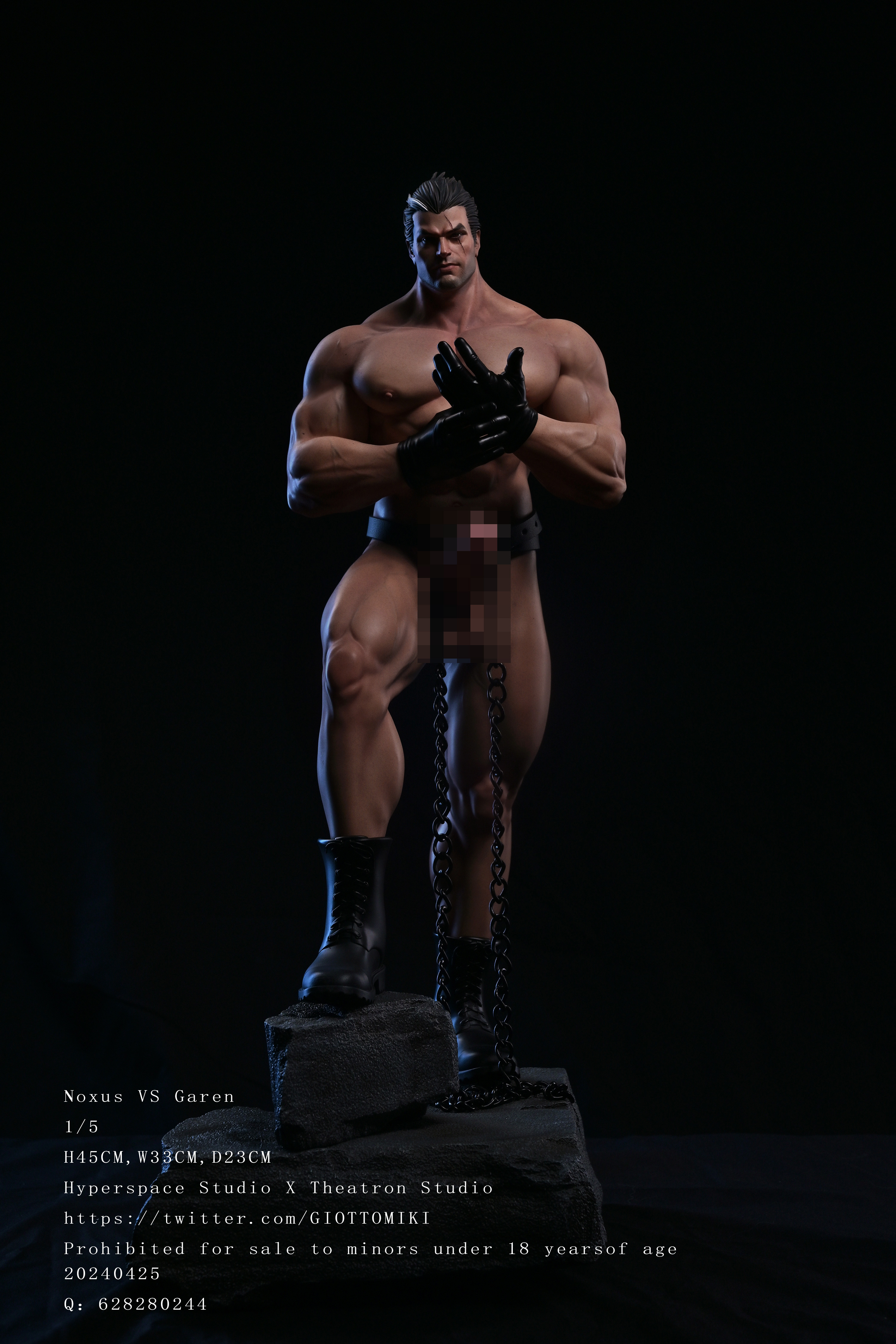 HyperSpace Studio & Theatron Studio - League of Legends Darius VS Garen 1/5 Statue(GK) (Adult 18+)-